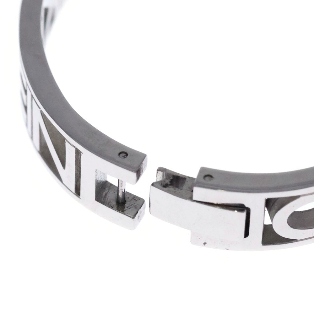 Calvin Klein(カルバンクライン) ロゴ オープンバングル ブレスレット シルバー