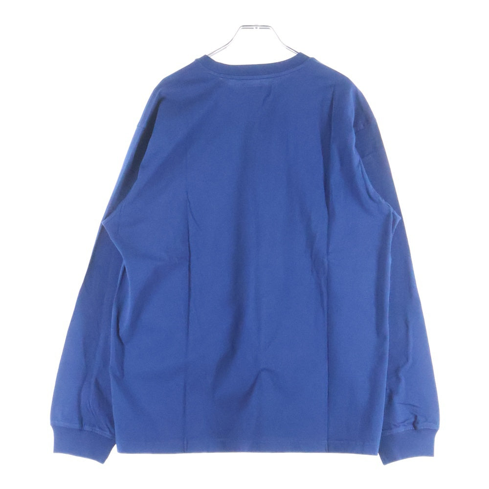 SUPREME(シュプリーム) 24AW Small Box Logo スモール ボックスロゴ 長袖シャツ ブルー