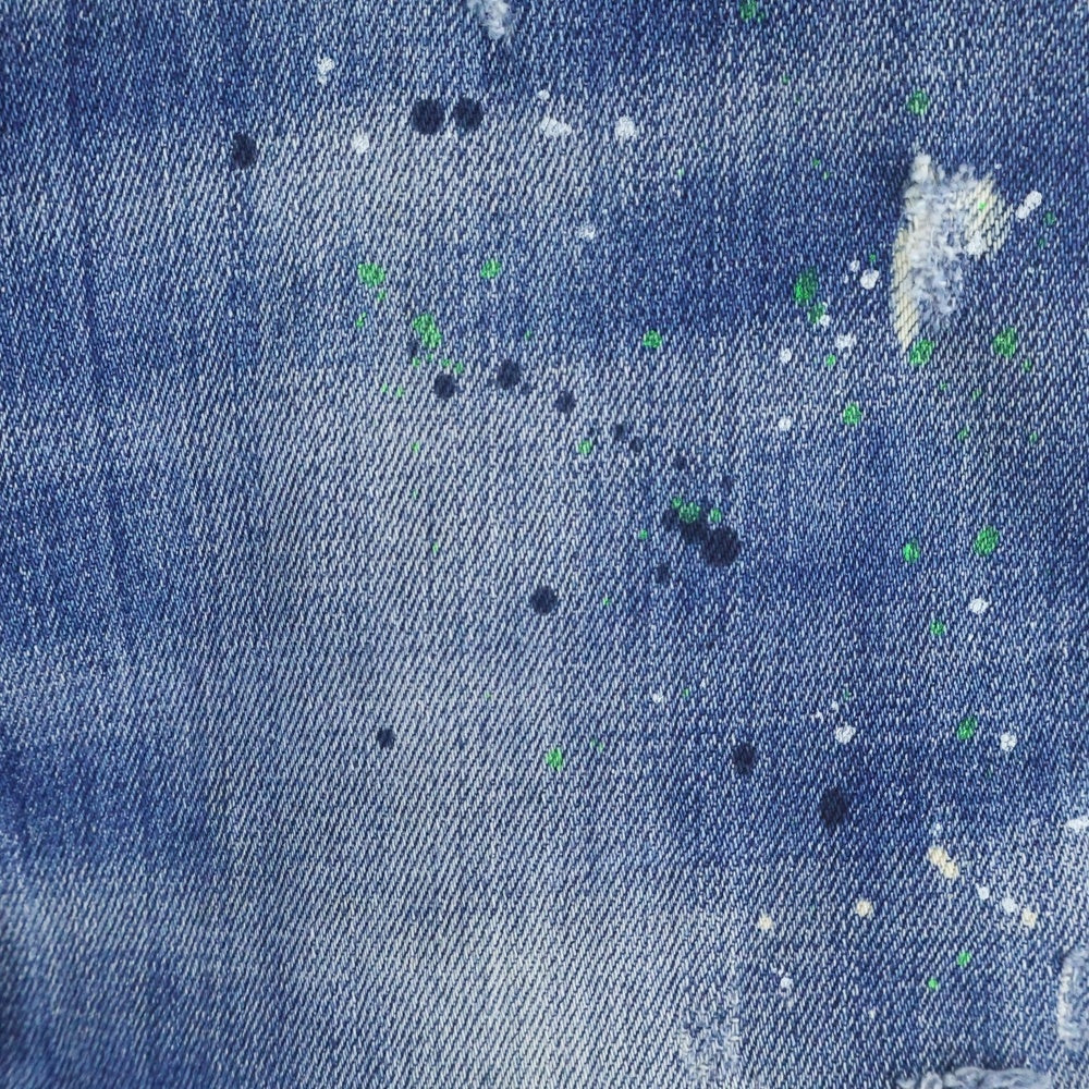 DSQUARED2(ディースクエアード) Tidy Biker Jean タイディバイカージーン S74LB0516 S30342 ボタンフライ ダメージデニムパンツ インディゴ