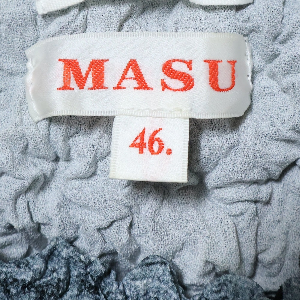 MASU(エムエーエスユー) TONGUE AND LIPS POPCORN RAGLAN L/S T-SHIRT ローリングストーンズ ポップコーン 長袖Tシャツ ロングスリーブ グレー MVFW-CS0122RS レディース