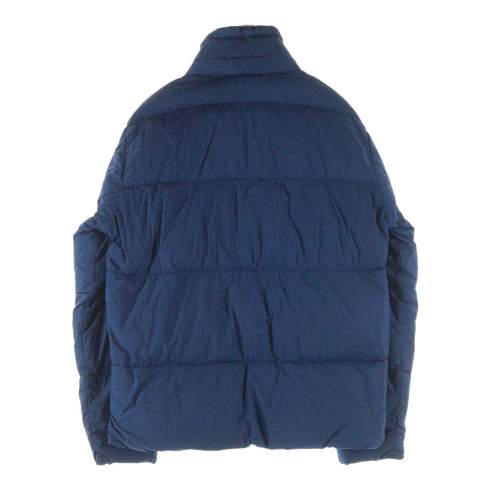 STONE ISLAND(ストーンアイランド) Garment Dye Crinkle Down Puffy Jacket 671542223 ガーメントダイ ロゴワッペン ダウンジャケット ブルー