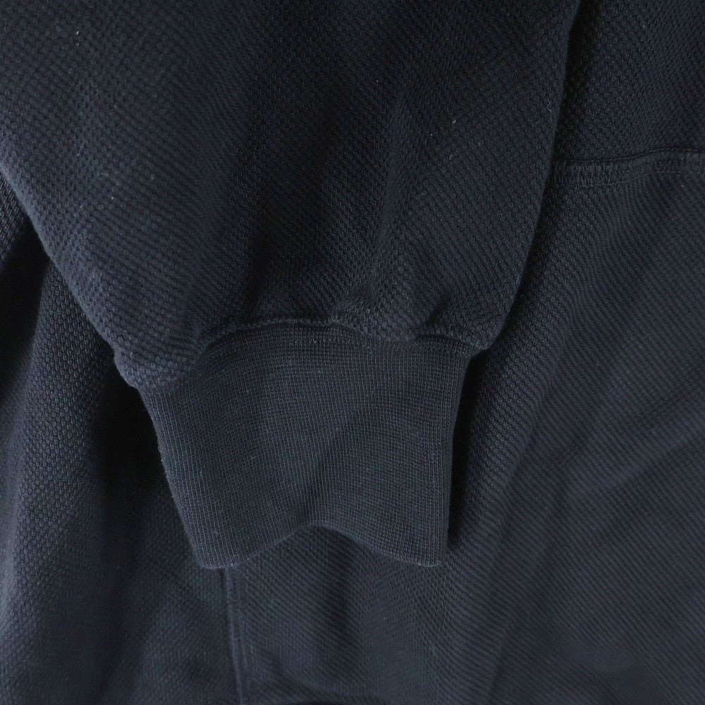 LES TIEN(レスティエン) × RHC Ron Herman exclusive Velour Hoodie ロンハーマン プルオーバーパーカー ブラック