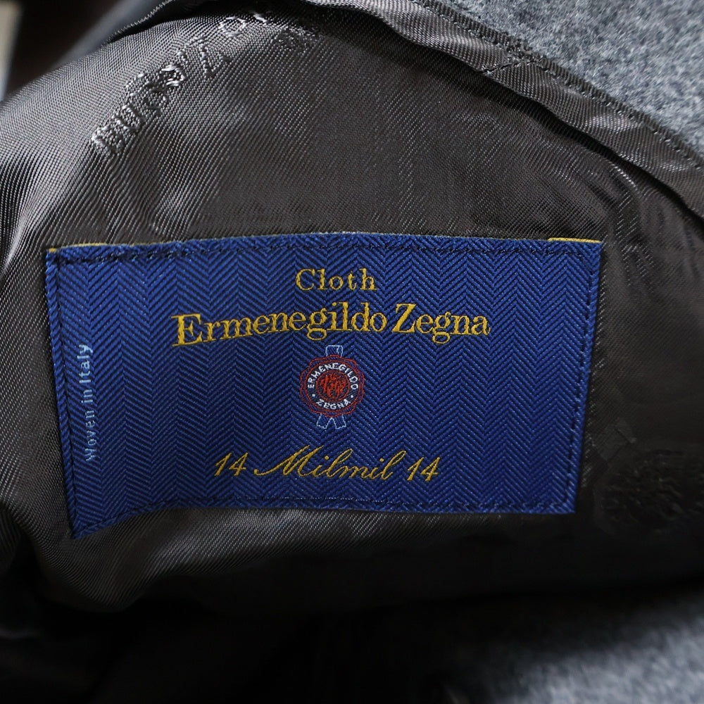 Ermenegildo Zegna(エルメネジルドゼニア) 14milmil 2ボタン カシミヤ混 テーラードジャケット グレー