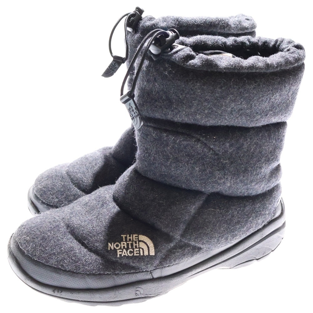 THE NORTH FACE(ザノースフェイス) Nuptse Bootie Wool ヌプシ ウール スノーブーツ グレー US9/27.0cm NF51485