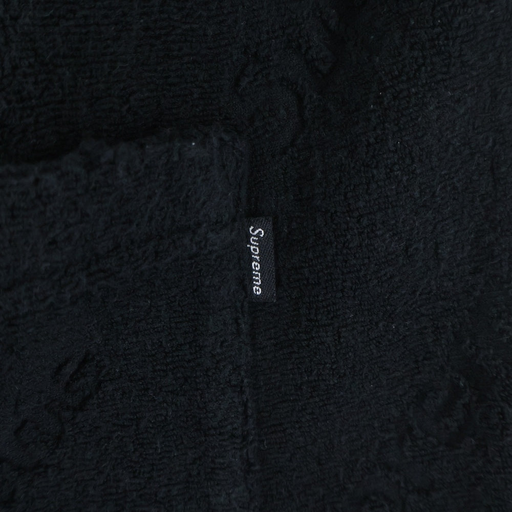 SUPREME(シュプリーム) 19SS Terry Jacquard Logo Short テリージャガードロゴショーツ ハーフパンツ ブラック