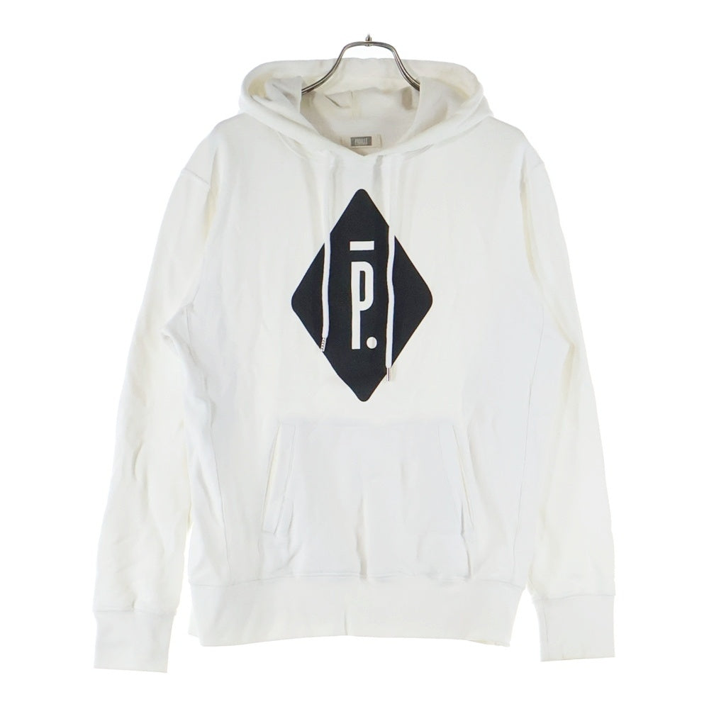 PIGALLE(ピガール) フロントプリント プルオーバーパーカー ホワイト