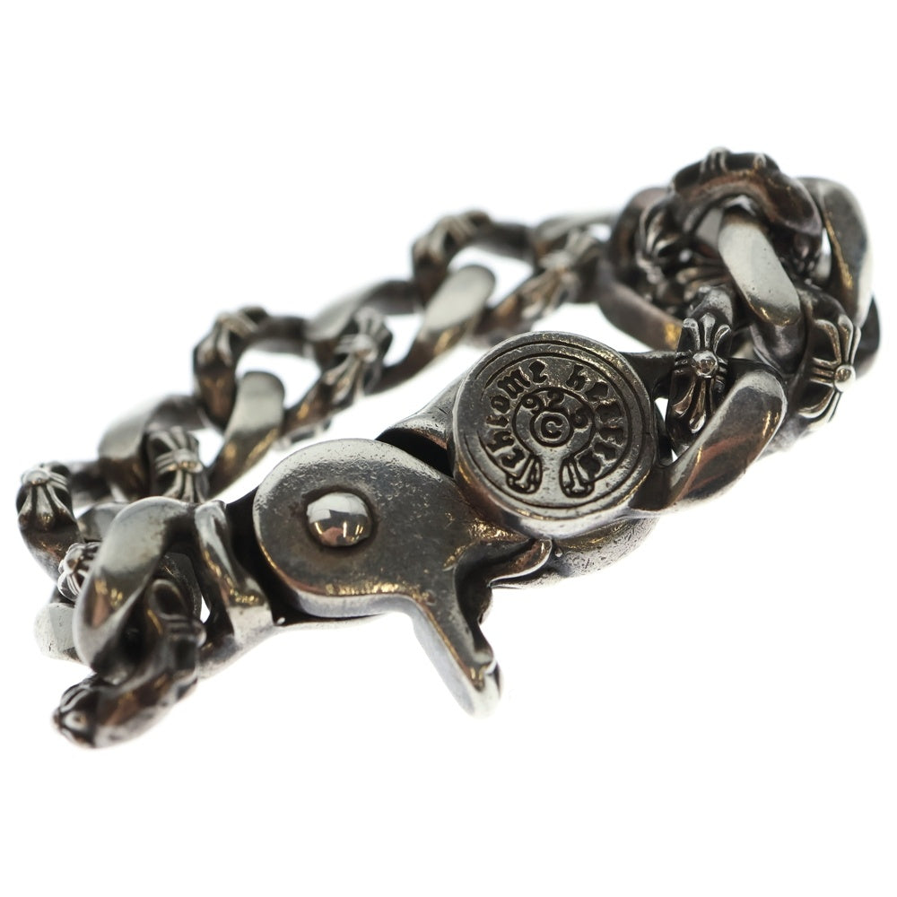 CHROME HEARTS(クロムハーツ) FNCY CHN LNK ファンシーリンククリップブレスレット 15リンク シルバー BCA145