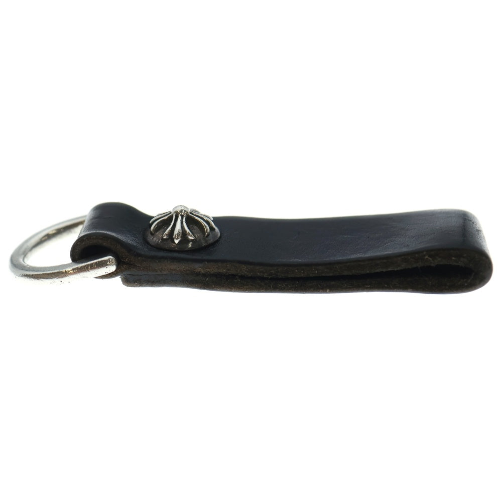 CHROME HEARTS(クロムハーツ) BELT LOOP D RING Dリング クロスボールベルトループ ブラック/シルバー BCA415