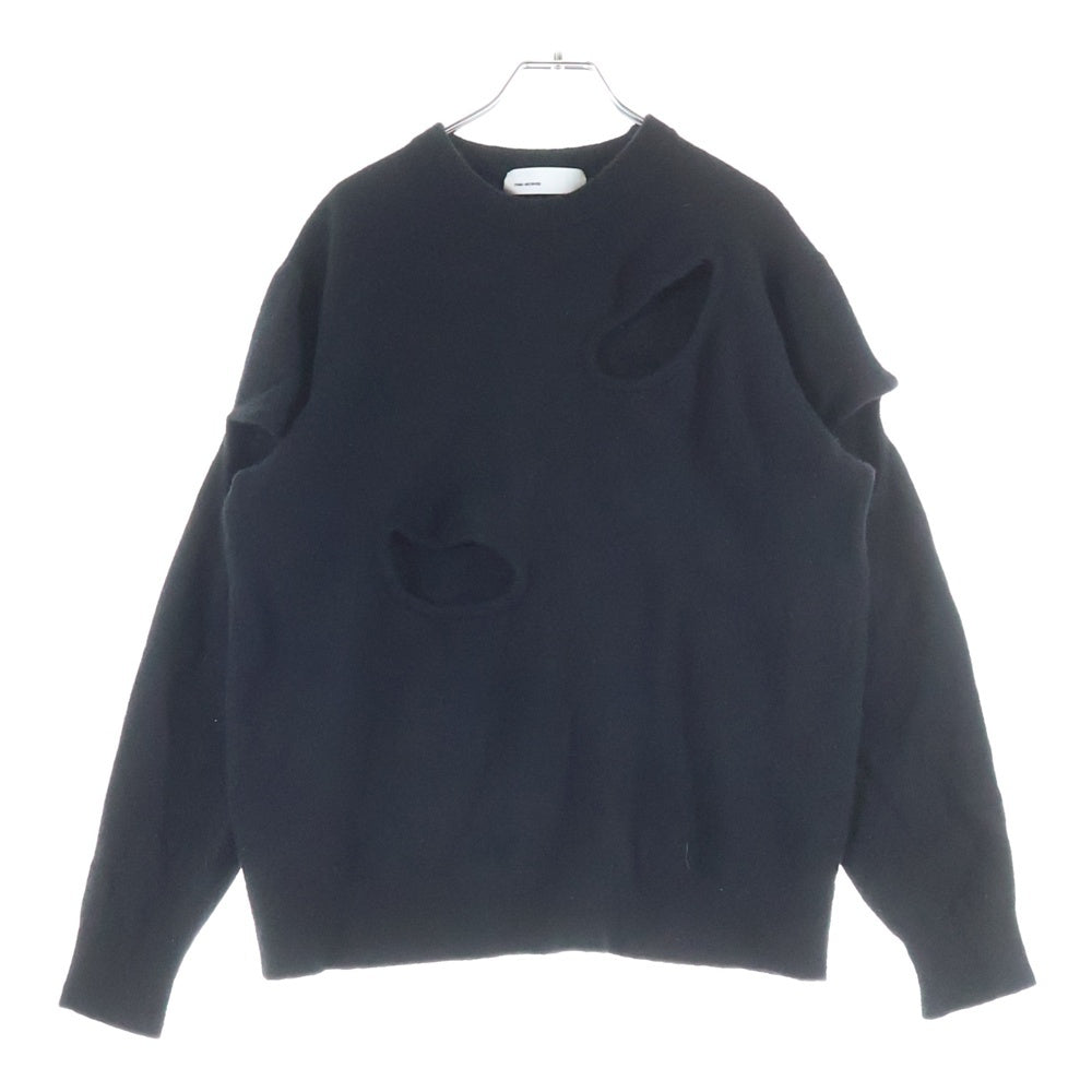 TOGA(トーガ) Hole knit pullover ホール ニット プルオーバー ブラック TZ32-XN901
