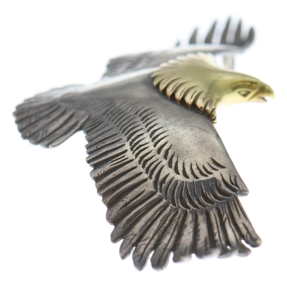 TADY & KING(タディアンドキング) K18 特大イーグル頭金 ネックレストップ シルバー/ゴールド