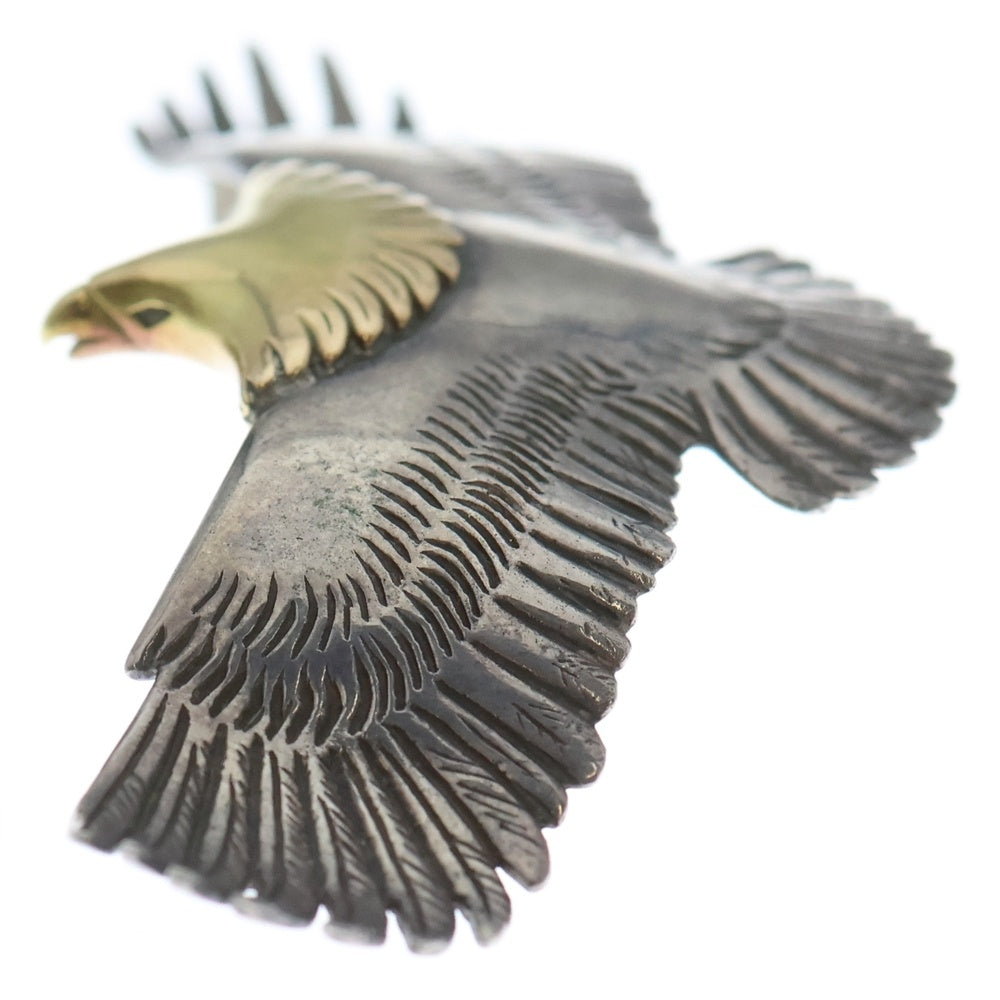 TADY & KING(タディアンドキング) K18 特大イーグル頭金 ネックレストップ シルバー/ゴールド