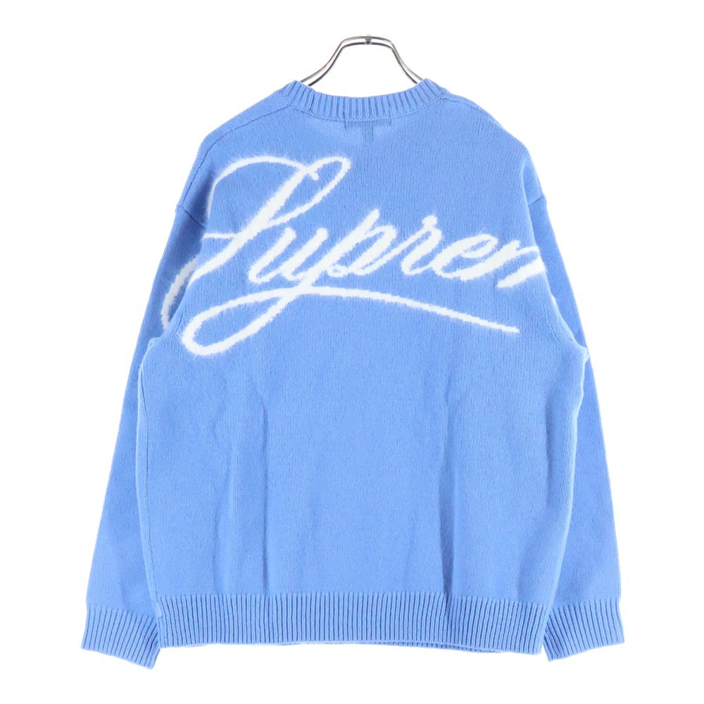 SUPREME(シュプリーム) 25AW Angora Script Sweater バックロゴ