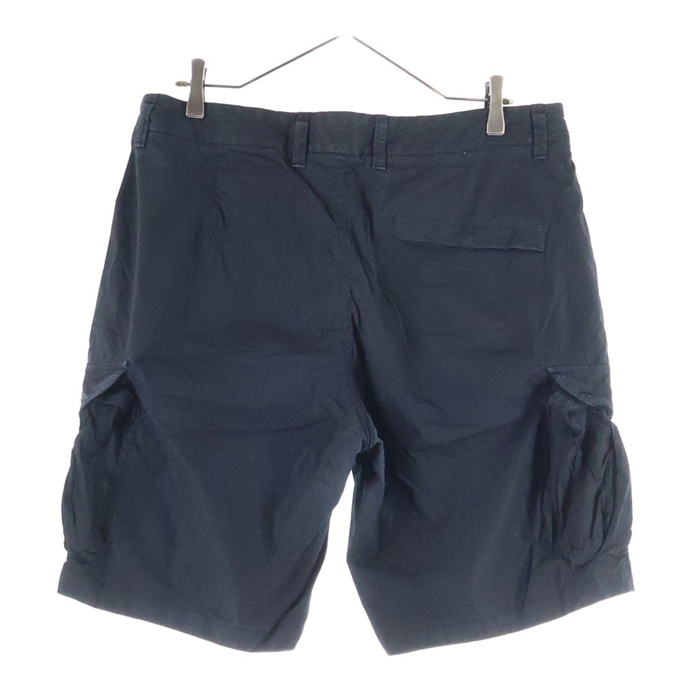 STONE ISLAND(ストーンアイランド) ロゴワッペン付き カーゴハーフパンツ ショーツ ブラック 7415L0803