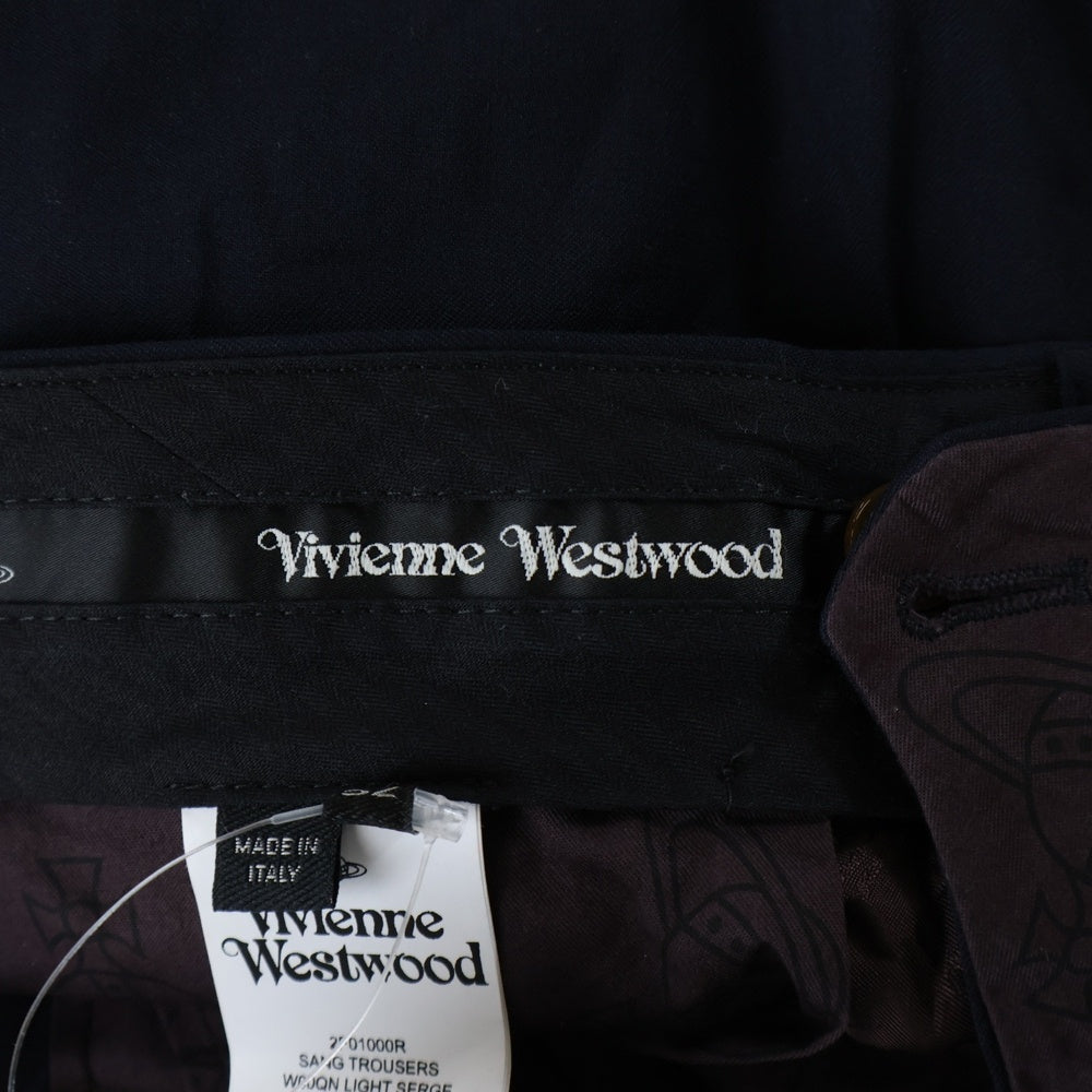 Vivienne Westwood(ヴィヴィアンウエストウッド) ジップフライ スラックスパンツ 2F01000R ネイビー