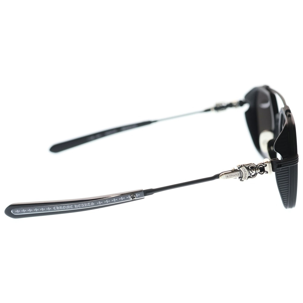 CHROME HEARTS(クロムハーツ) HOTAITION ダガーテンプルダブルブリッジサングラス メガネ ブラック