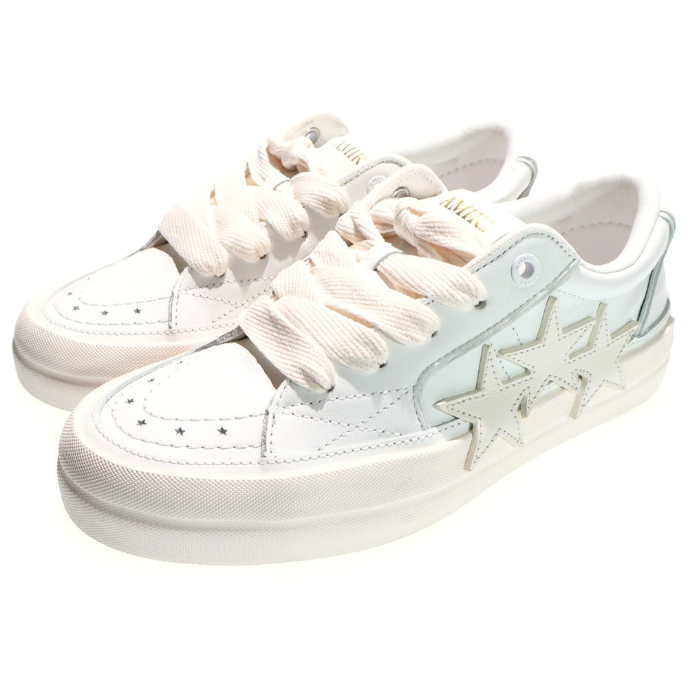 AMIRI(アミリ) Sunset Skate Lace-Up Sneakers サンセット スケート レースアップ ローカットスニーカー シューズ SRAMF0SR1092 ホワイト US9/27.0cm