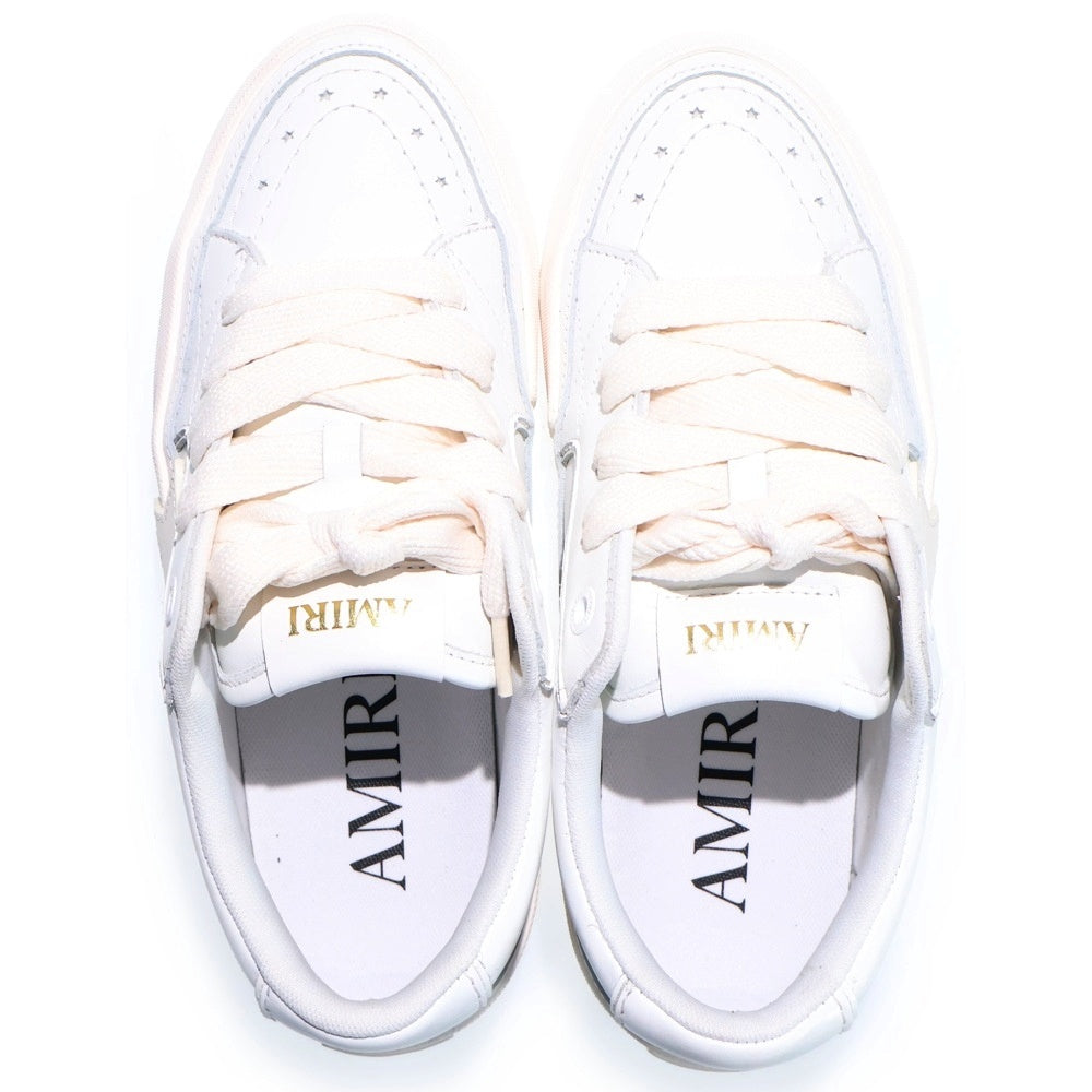 AMIRI(アミリ) Sunset Skate Lace-Up Sneakers サンセット スケート レースアップ ローカットスニーカー シューズ SRAMF0SR1092 ホワイト US9/27.0cm