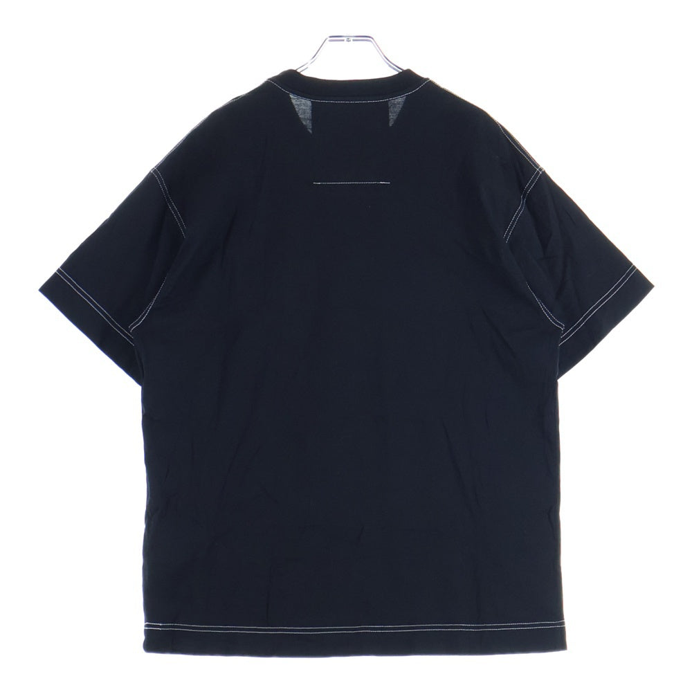 GIVENCHY(ジバンシィ) Boxy Short-Sleeve ロゴワッペン クルーネック 半袖Tシャツ カットソー ブラック BM71MG3YPQ