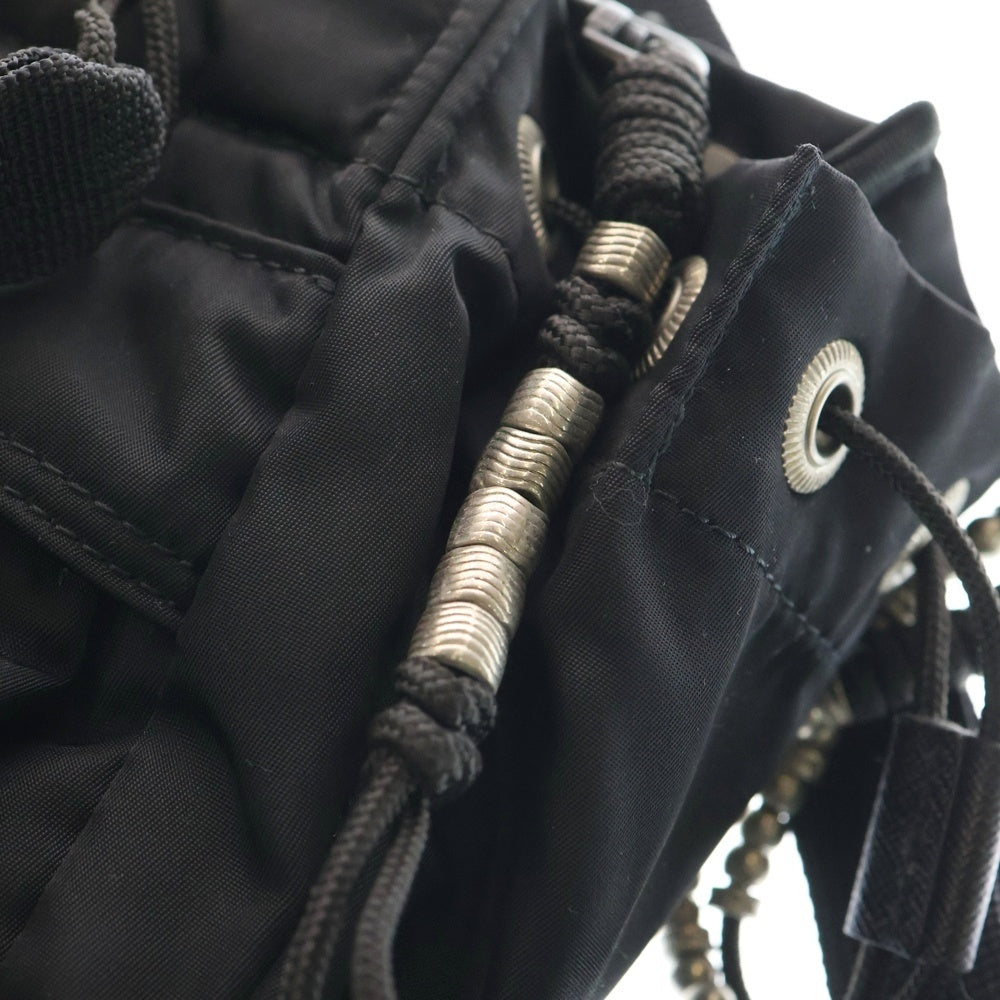 PORTER(ポーター) × TOGA STRING BAG トーガ ストリングバッグ ブラック レディース