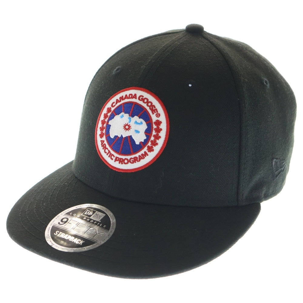 CANADA GOOSE(カナダグース) CLASSIC DISK CAP 5419M クラシックディスク フロントロゴ ベースボールキャップ 帽子 ブラック