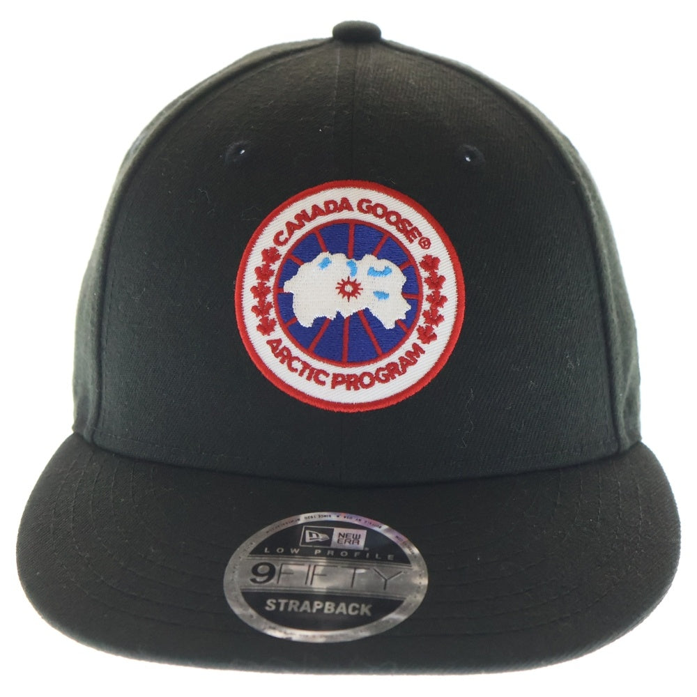 CANADA GOOSE(カナダグース) CLASSIC DISK CAP 5419M クラシックディスク フロントロゴ ベースボールキャップ 帽子 ブラック
