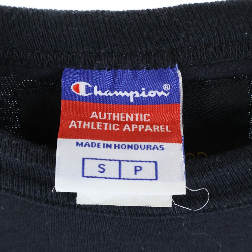 NEIGHBORHOOD(ネイバーフッド) ×MADNESS×CHAMPION マッドネス チャンピオン フロントプリント 半袖Tシャツ カットソー ブラック 161LBMDN-CSM01S