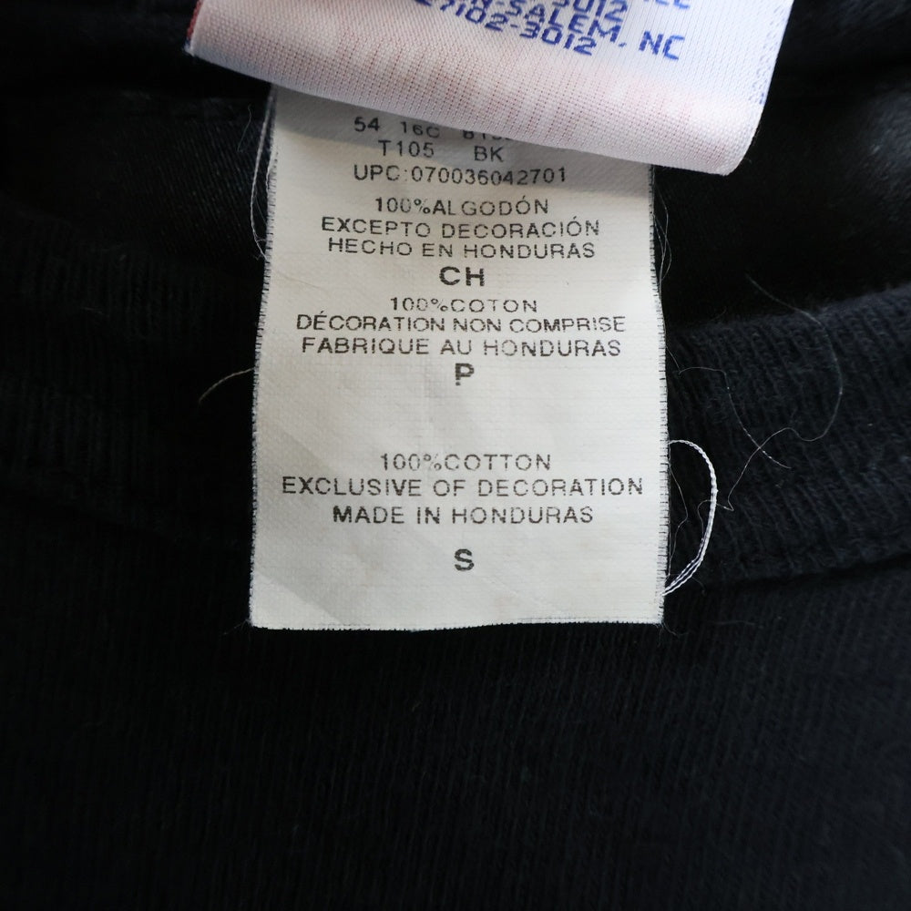 NEIGHBORHOOD(ネイバーフッド) ×MADNESS×CHAMPION マッドネス チャンピオン フロントプリント 半袖Tシャツ カットソー ブラック 161LBMDN-CSM01S