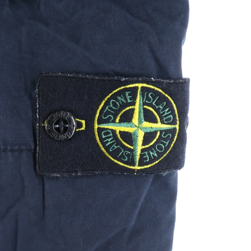 STONE ISLAND(ストーンアイランド) ロゴワッペン付き カーゴハーフパンツ ショーツ ネイビー 8015L1110