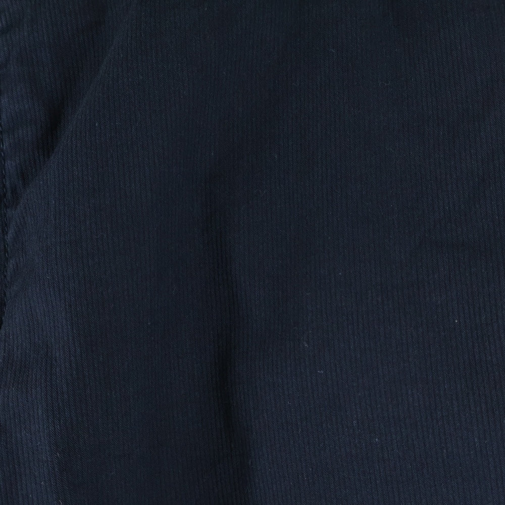 NO BRAND(ノーブランド) CIVILIZED シビライズド サイドポケット付 ボタンフライ ハーフパンツ ネイビー