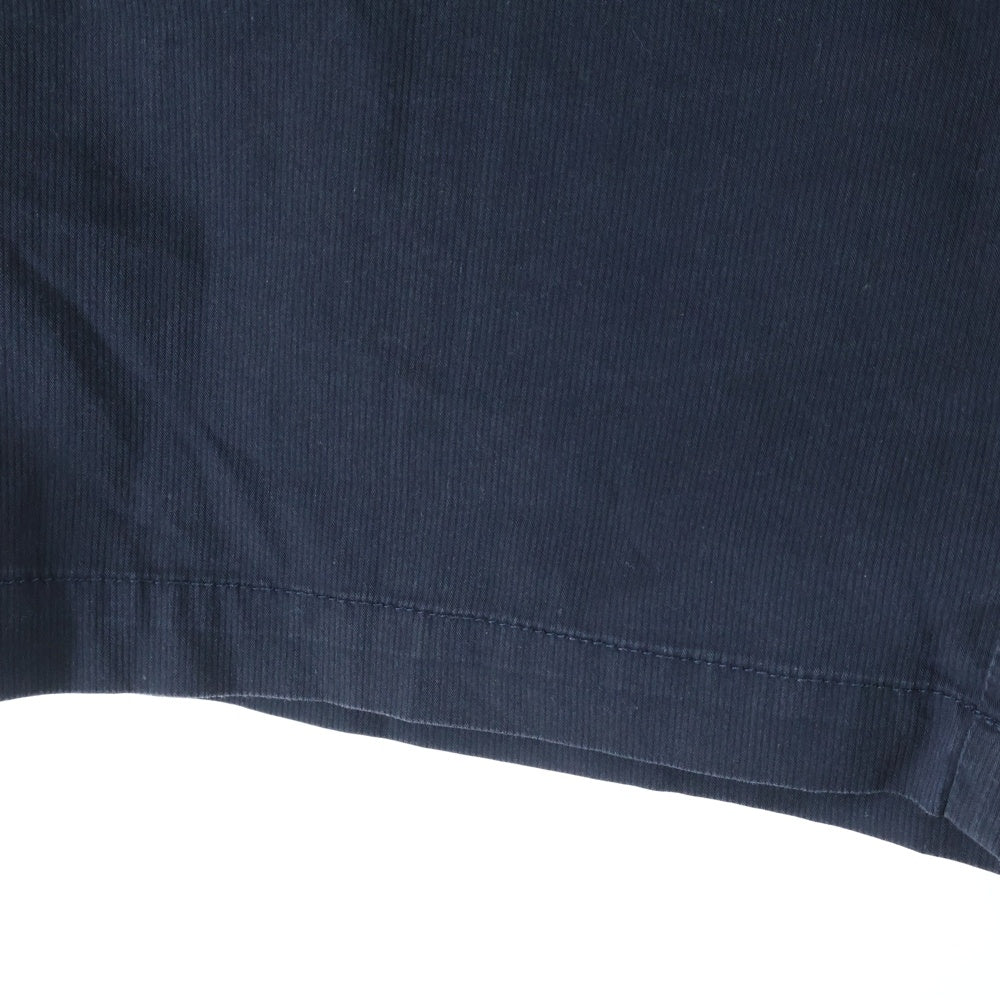 NO BRAND(ノーブランド) CIVILIZED シビライズド サイドポケット付 ボタンフライ ハーフパンツ ネイビー