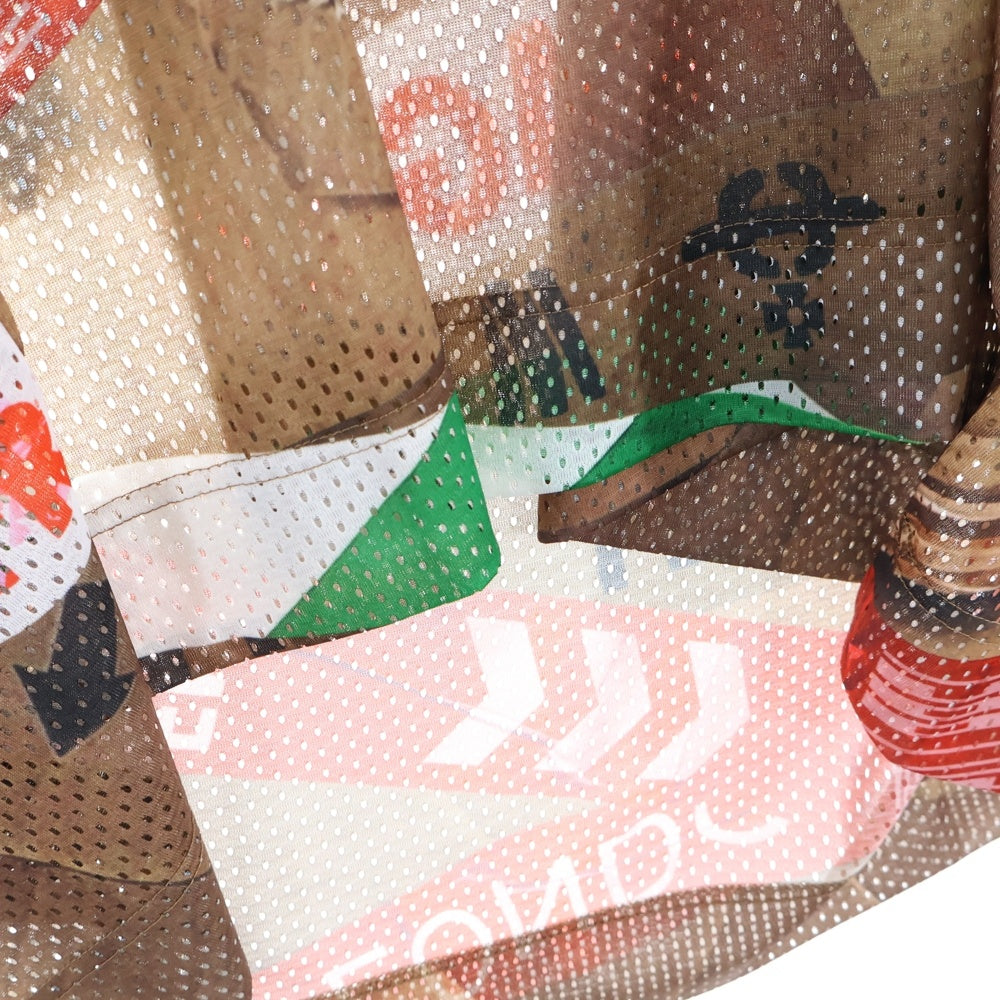 Vivienne Westwood(ヴィヴィアンウエストウッド) メッシュプリント総柄 クルーネック 半袖Tシャツ カットソー マルチカラー 16-12-341029-00