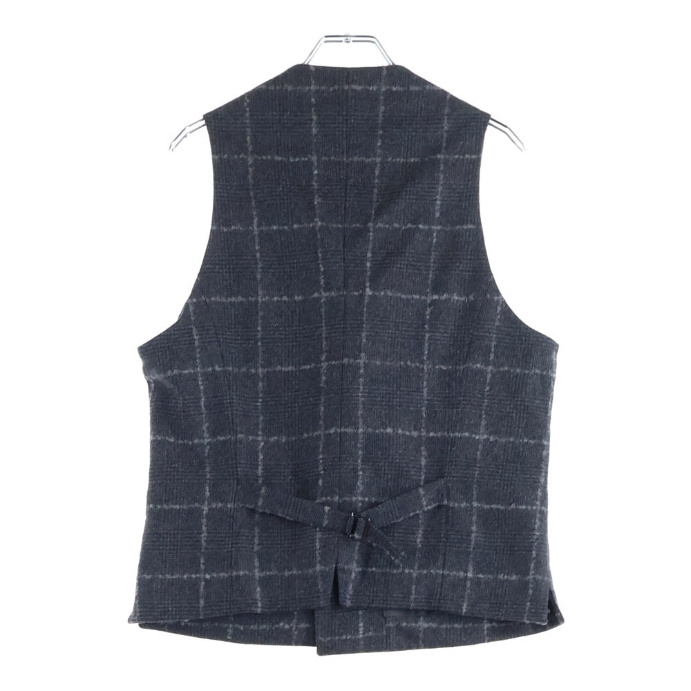 BELVEST(ベルベスト) ダブルブレスト ウール ジレベスト グレー