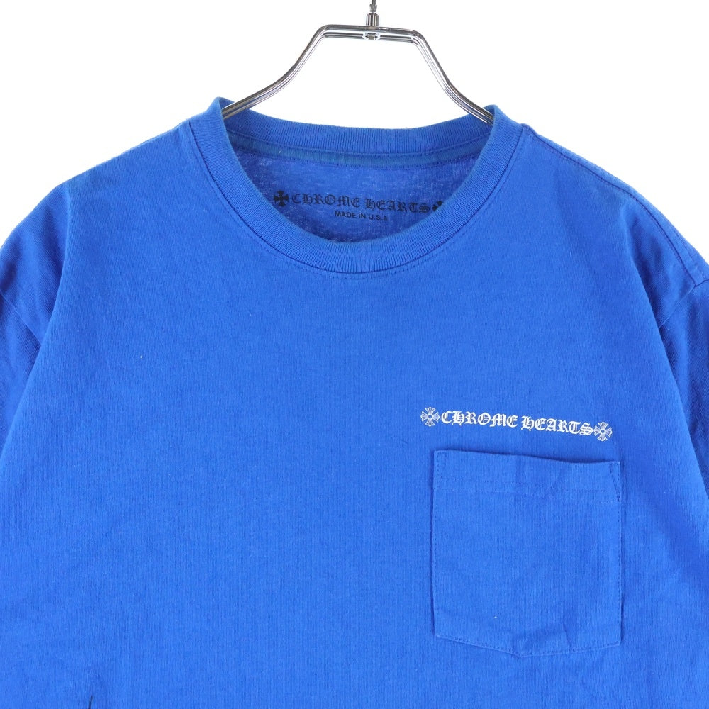 CHROME HEARTS(クロムハーツ) ×MATTY BOY PPO SPACE TEE マッティーボーイ スペース クルーネック 半袖Tシャツ カットソー ブルー