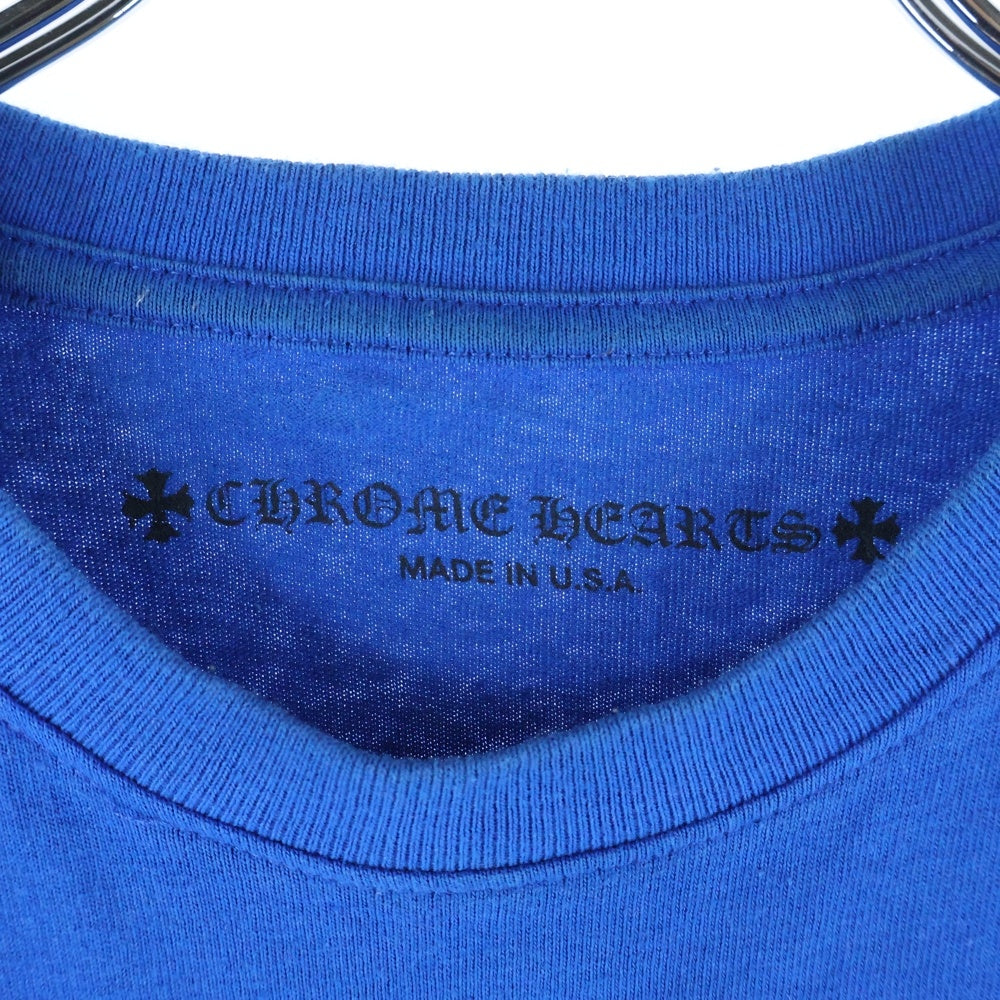 CHROME HEARTS(クロムハーツ) ×MATTY BOY PPO SPACE TEE マッティーボーイ スペース クルーネック 半袖Tシャツ カットソー ブルー