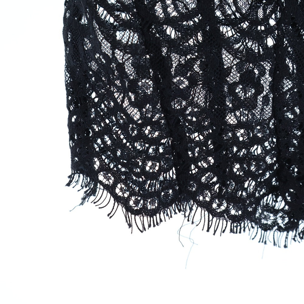 NO BRAND(ノーブランド) VIVAMUS DENIM LACE COMBI BUSTIER ヴィヴィアムス デニム レース キャミソール ブラック VM25SS-TS009 レディース