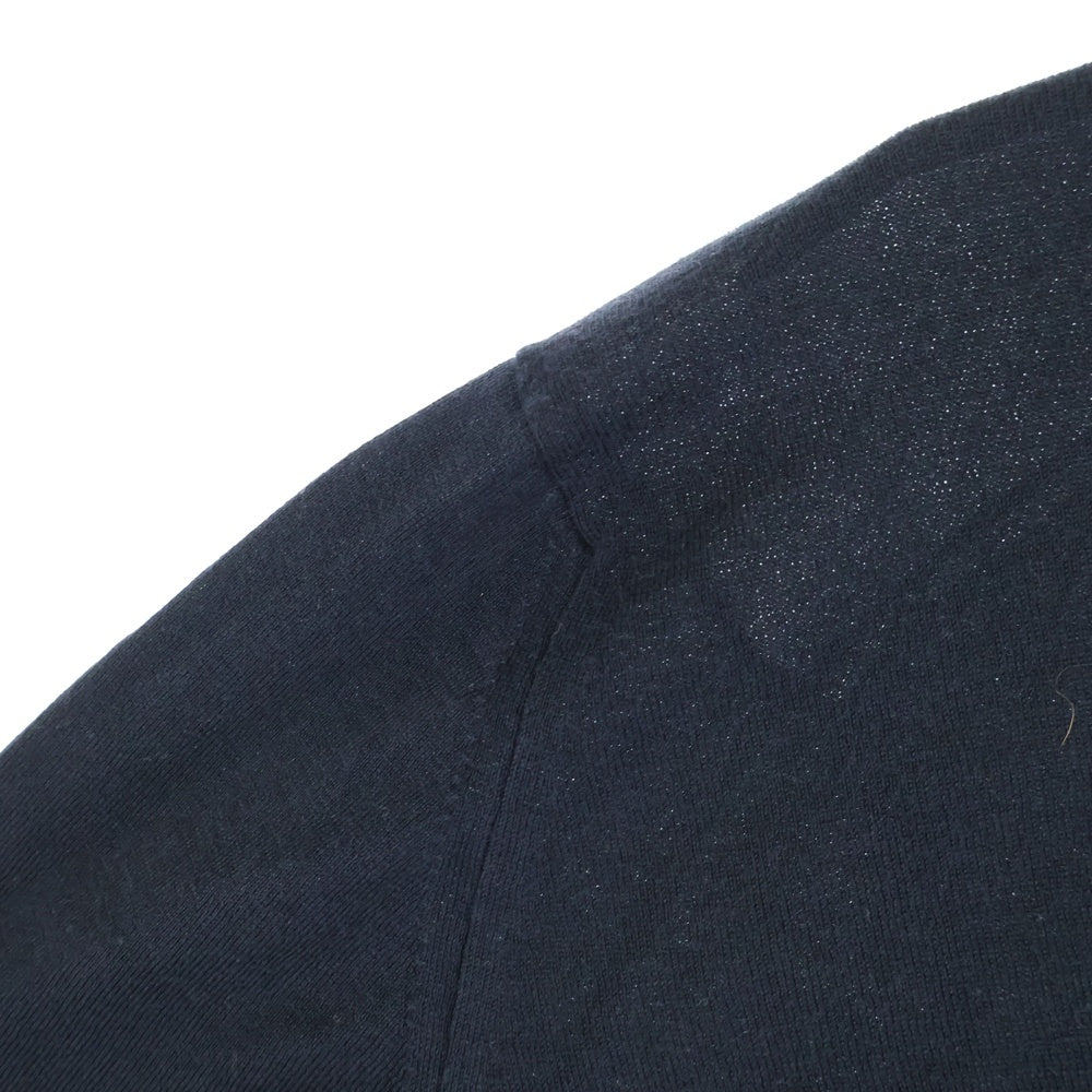 JOHN SMEDLEY(ジョンスメドレー) イングランド製 ハーフボタン コットン 半袖ポロシャツ ブラック