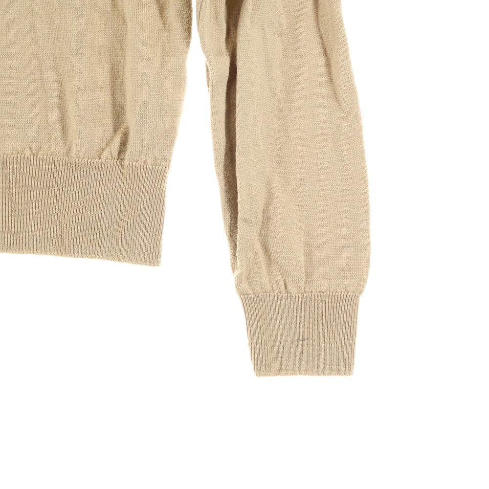 JOHN SMEDLEY(ジョンスメドレー) イングランド製 Vネック ウール 長袖ニット セーター ベージュ