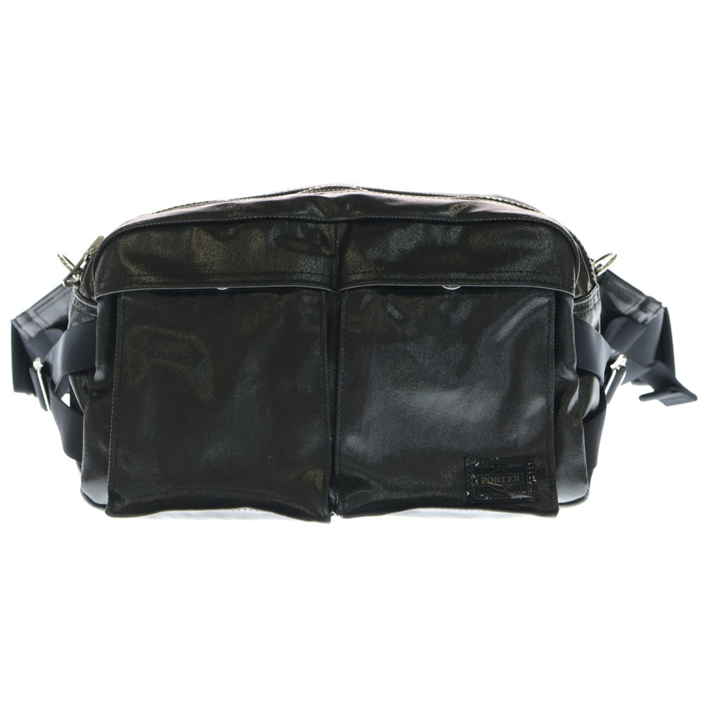 PORTER(ポーター) SHINE ボディバッグ ショルダーバッグ ブラック レディース