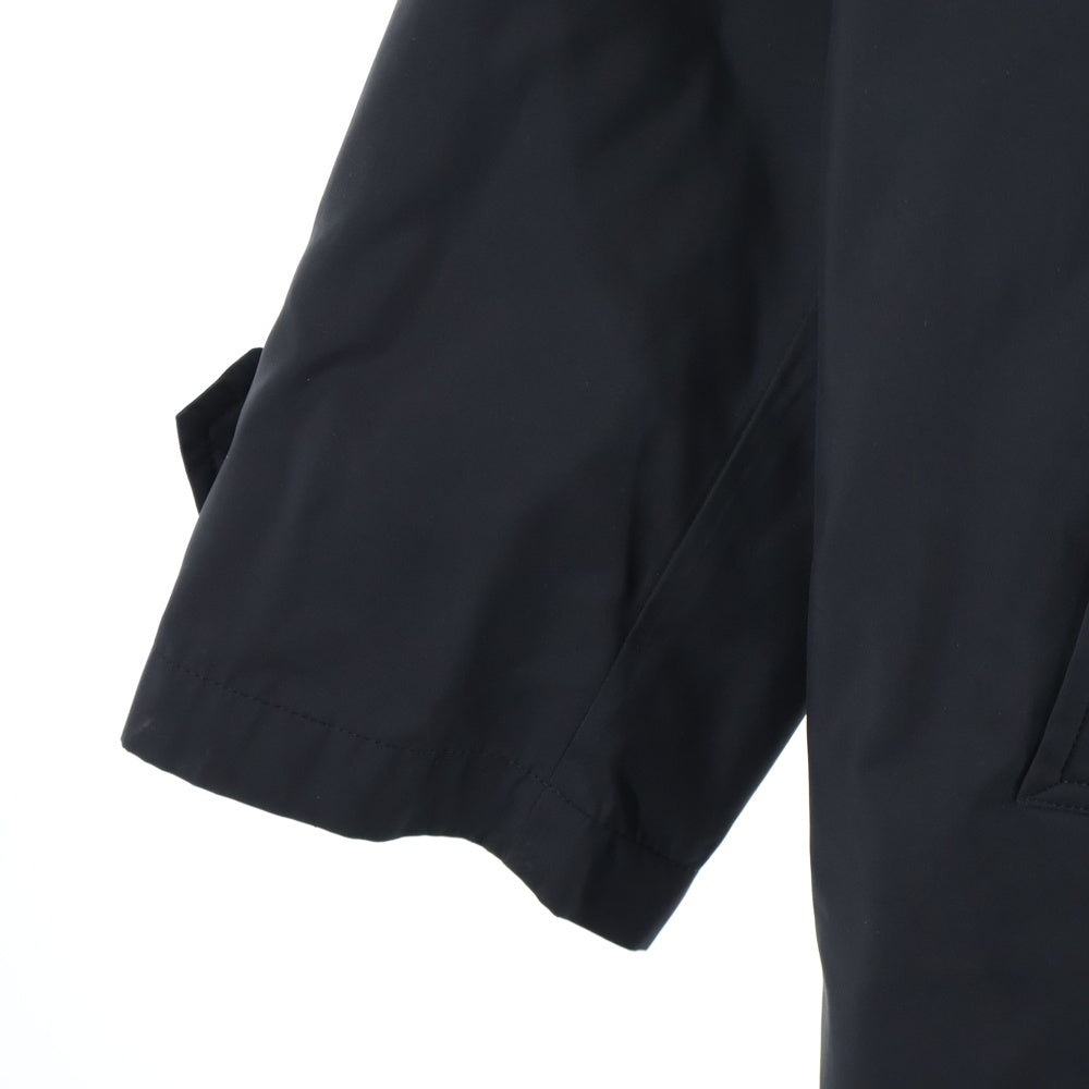 BURBERRY LONDON(バーバリーロンドン) ノバチェック柄ライナー付き ジップアップ ロングコート ブラック BBN24-718-09