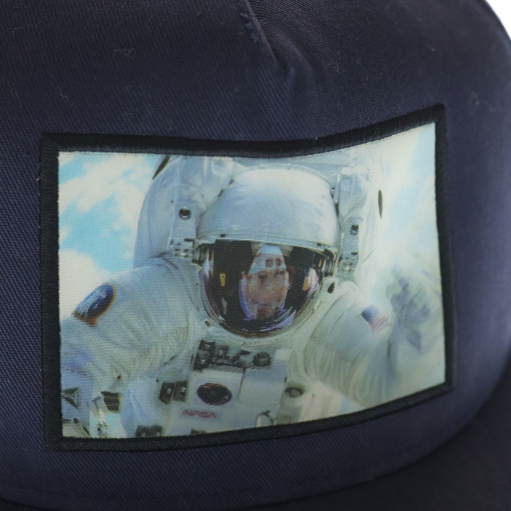 SUPREME(シュプリーム) 16AW Astronaut Hologram 5-Panel アストロ ベースボールキャップ 帽子 ネイビー