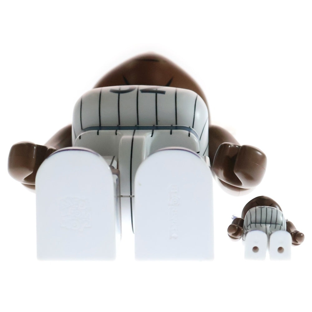 MEDICOM TOY(メディコムトイ) BE@RBRICK Shaquille O'Neal Orlando Magic 100%&400% ベアブリック シャキールオニール フィギュア 人形 ブラウン/ホワイト