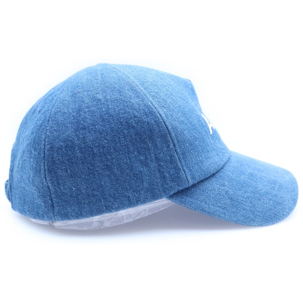 A.P.C(アーペーセー) ×Carhartt WIP CAP カーハート ロゴプリント デニムキャップ 帽子 インディゴ