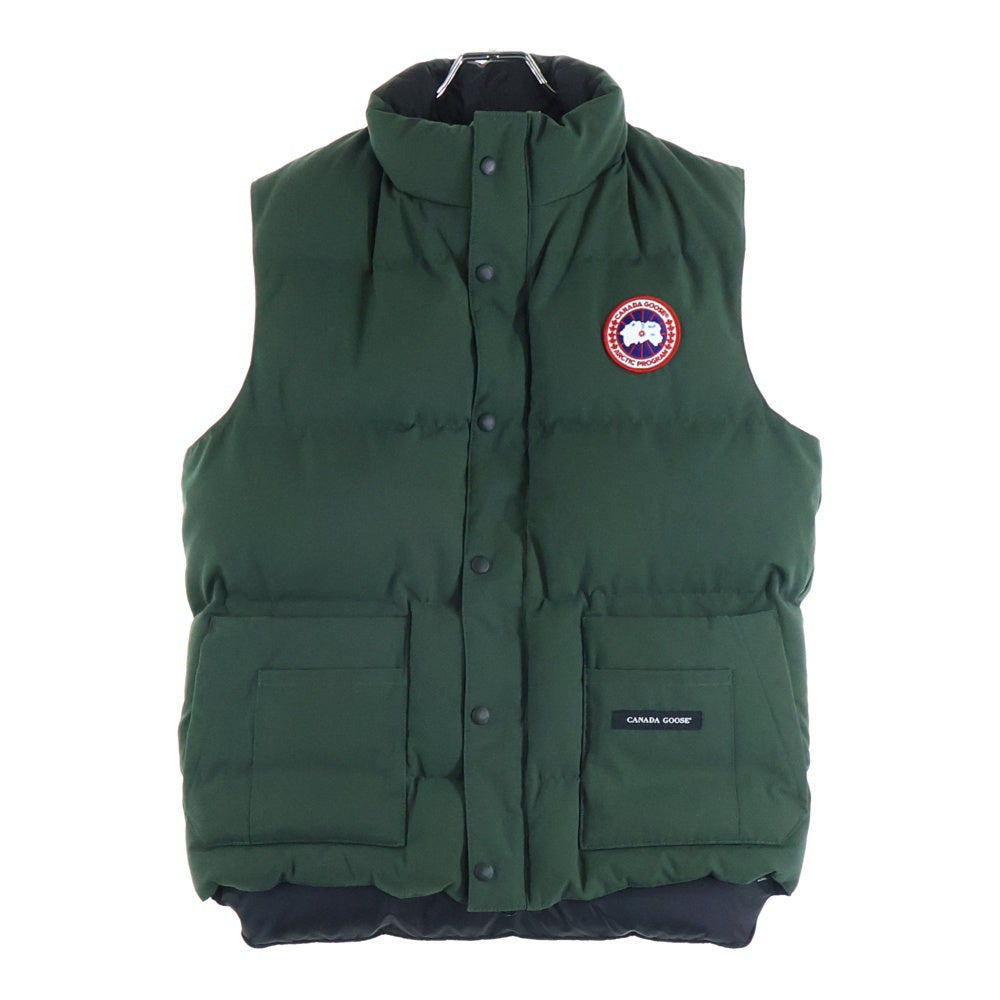 CANADA GOOSE(カナダグース) MONTREAL VEST モントリオールベスト ジップアップ ダウンベスト グリーン 4150M