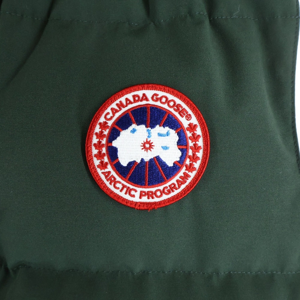 CANADA GOOSE(カナダグース) MONTREAL VEST モントリオールベスト ジップアップ ダウンベスト グリーン 4150M