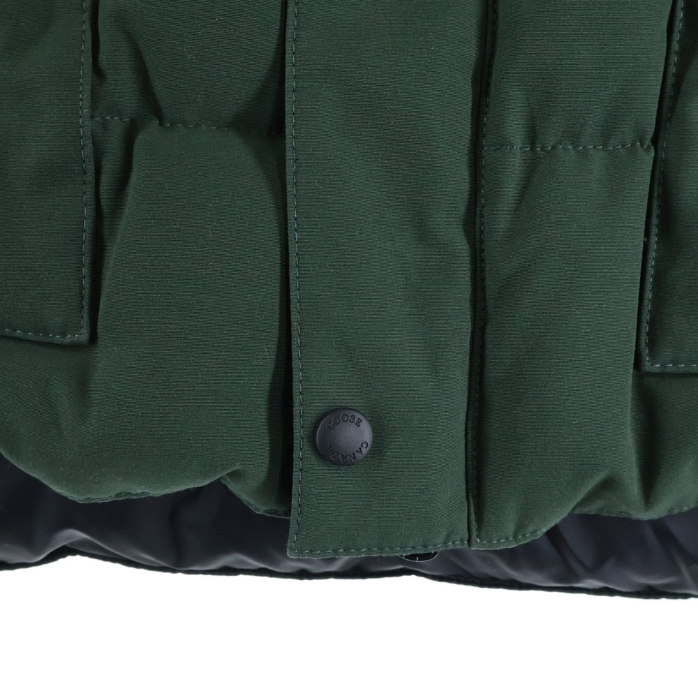 CANADA GOOSE(カナダグース) MONTREAL VEST モントリオールベスト ジップアップ ダウンベスト グリーン 4150M