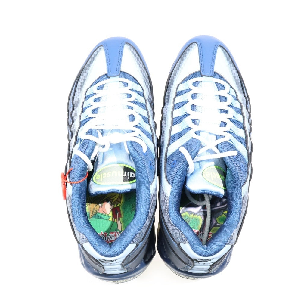NIKE(ナイキ) ×Yu-Gi-Oh! AIR MUSCLE 95 QS YGO 遊戯王 エアマックス95 ローカットスニーカー ブルー US9.5/27.5cm II7404-400