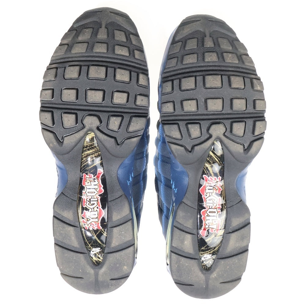 NIKE(ナイキ) ×Yu-Gi-Oh! AIR MUSCLE 95 QS YGO 遊戯王 エアマックス95 ローカットスニーカー ブルー US9.5/27.5cm II7404-400