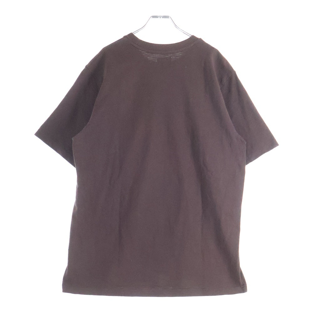 SUPREME(シュプリーム) 22SS S/S Pocket Tee ポケット刺繍 クルーネック 半袖Tシャツ カットソー ブラウン