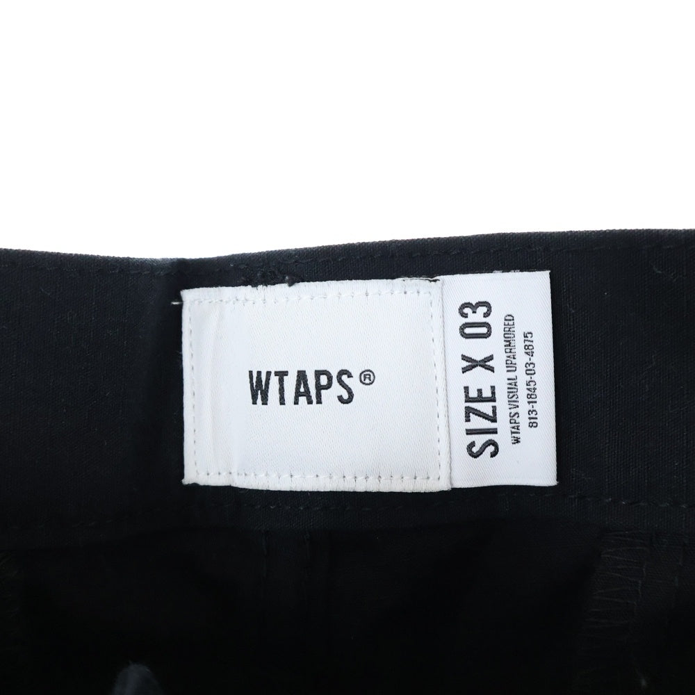 WTAPS(ダブルタップス) 23SS MILT9601 ミリタリー カーゴパンツ ブラック 231WVDT-PTM09