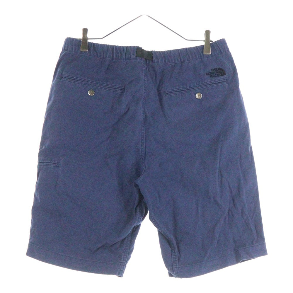 THE NORTH FACE(ザノースフェイス) COTTON TWILL SHORT ジップフライ コットン ツイルショーツ ネイビー NB41225